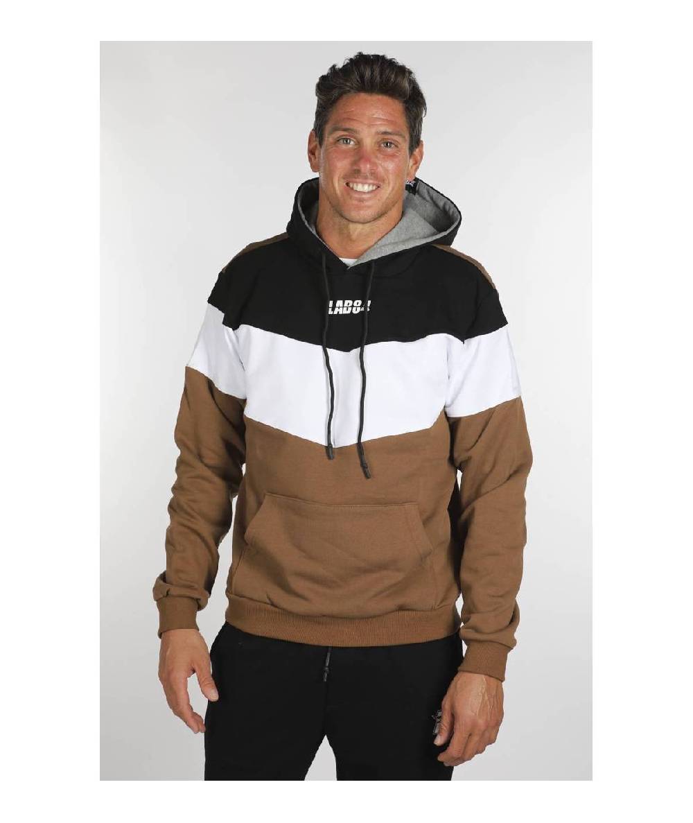 Lab84 FELPA C/CAPPUCCIO 3 COLORI