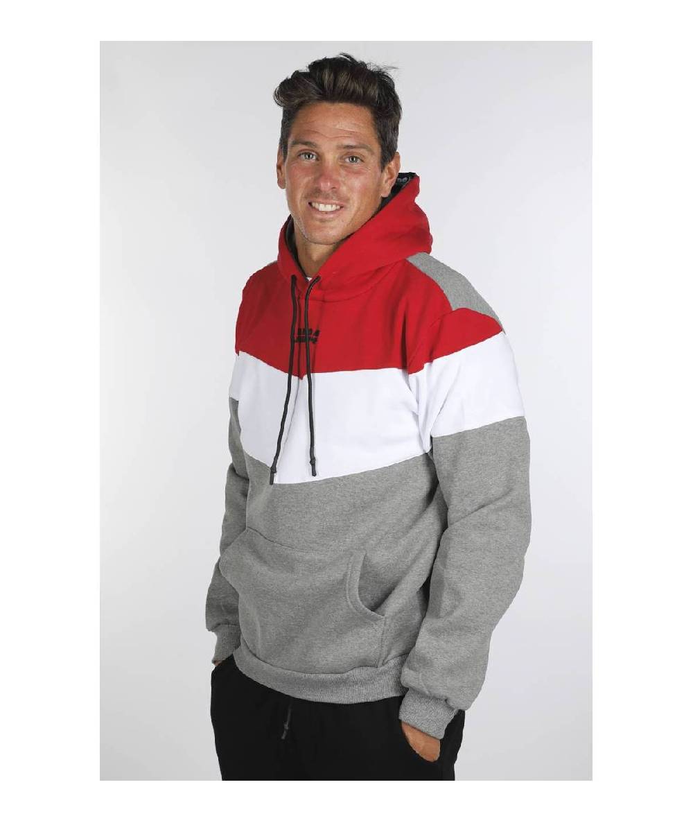 Lab84 FELPA C/CAPPUCCIO 3 COLORI