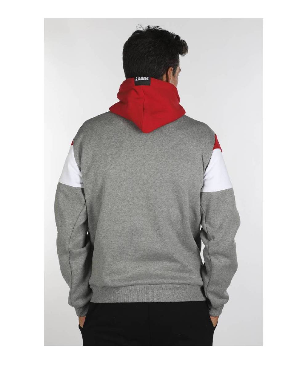 Lab84 FELPA C/CAPPUCCIO 3 COLORI