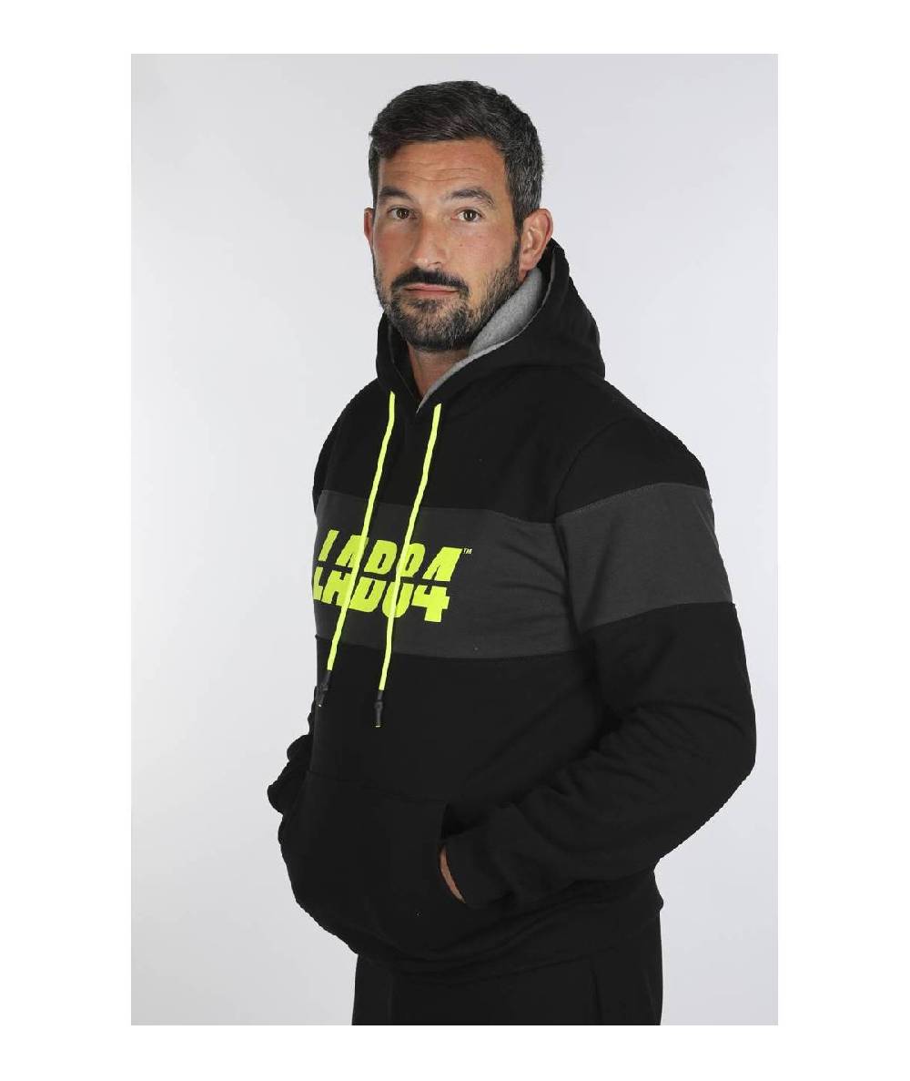 Lab84 FELPA C/CAPPUCCIO 3 COLORI