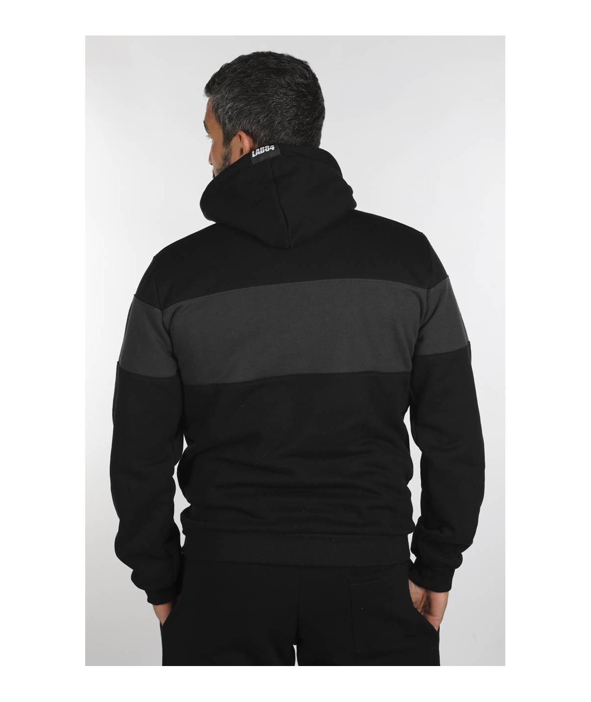 Lab84 FELPA C/CAPPUCCIO 3 COLORI