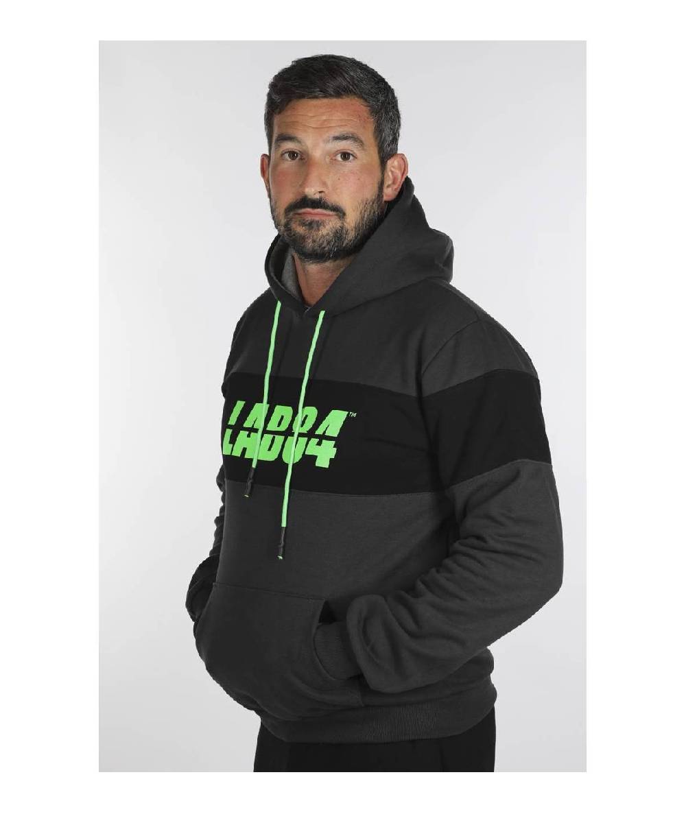 Lab84 FELPA C/CAPPUCCIO 3 COLORI