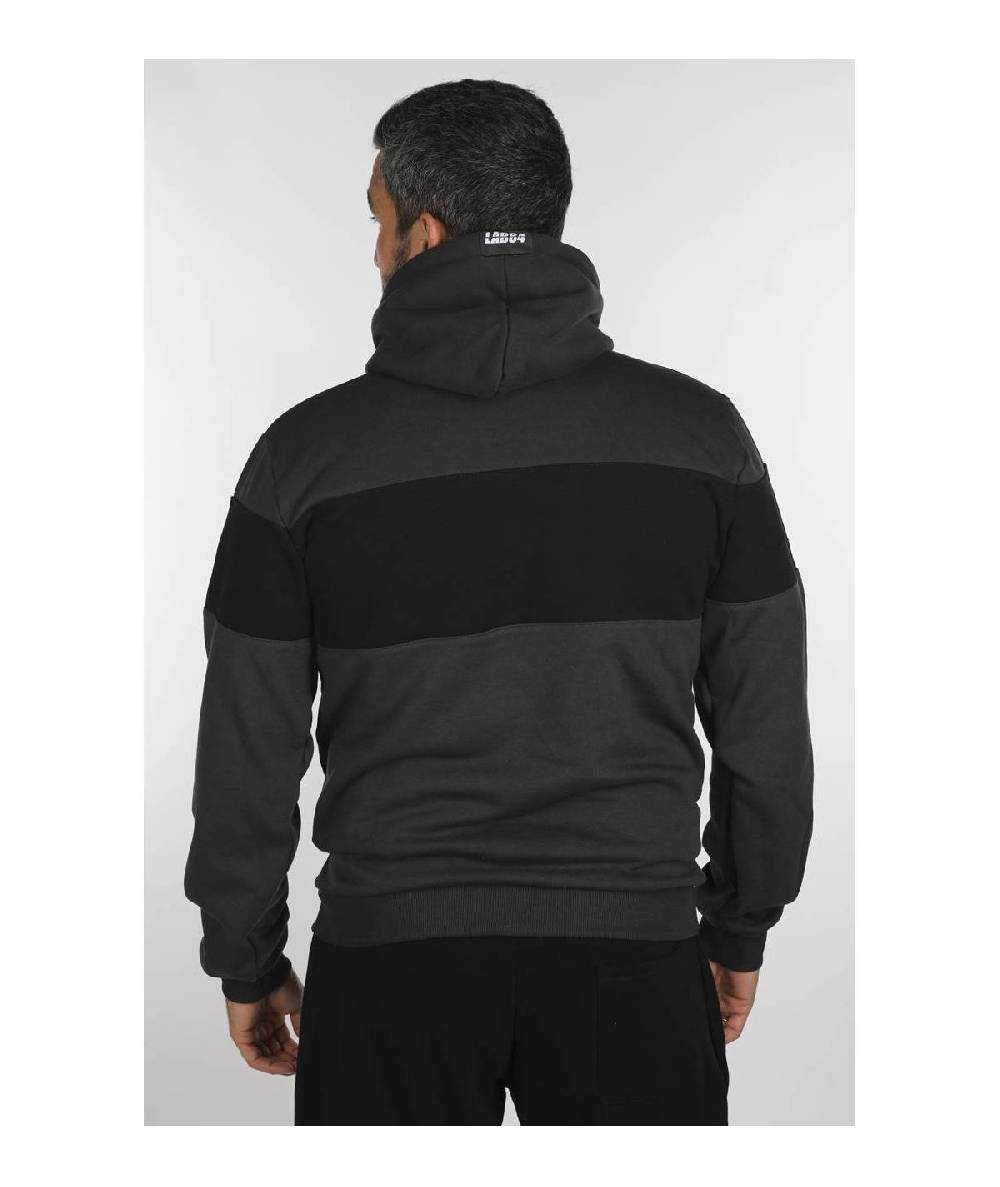 Lab84 FELPA C/CAPPUCCIO 3 COLORI