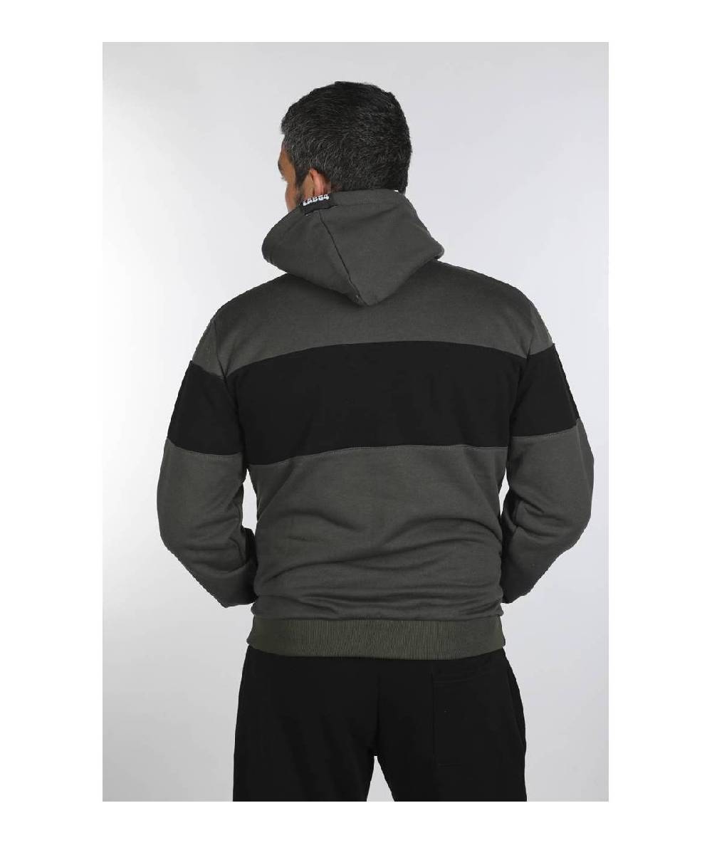 Lab84 FELPA C/CAPPUCCIO 3 COLORI