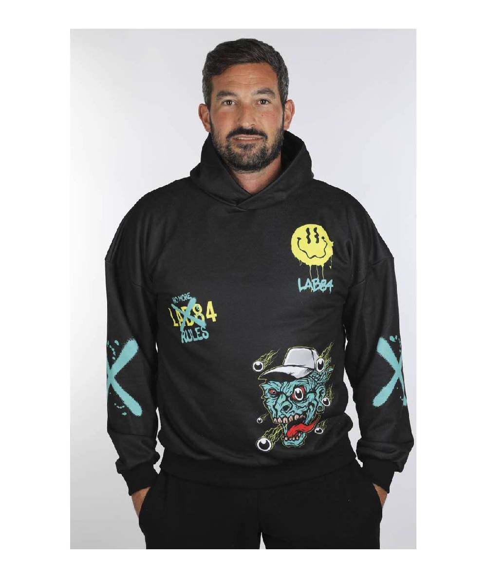 Lab84 FELPA C/CAPPUCCIO