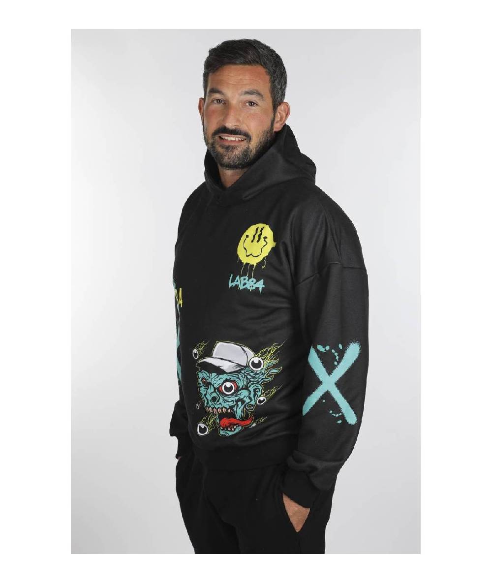 Lab84 FELPA C/CAPPUCCIO