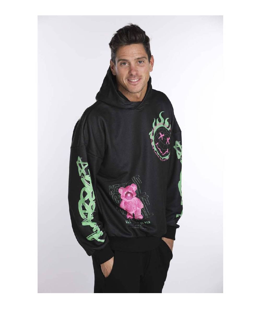 Lab84 FELPA C/CAPPUCCIO