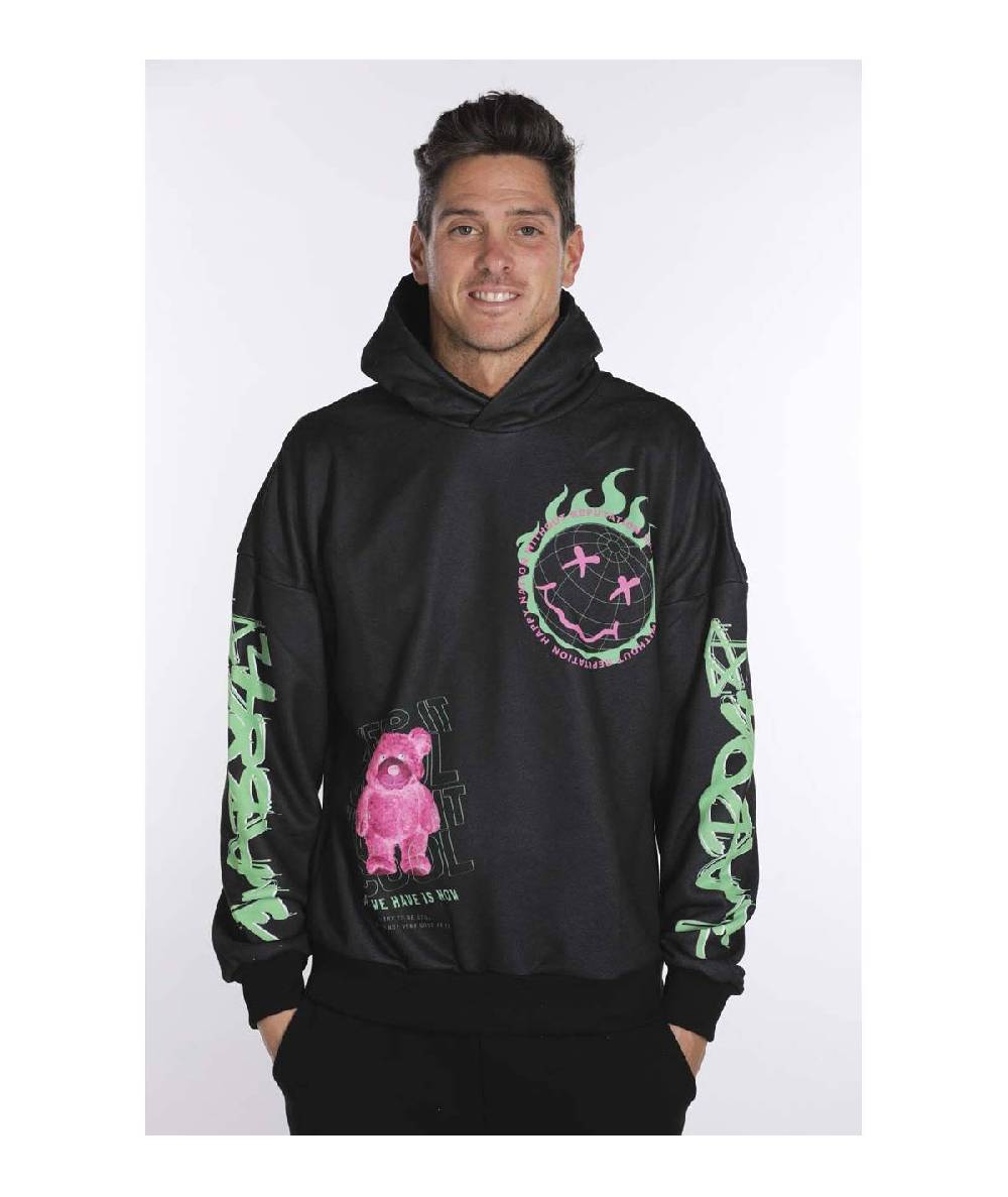 Lab84 FELPA C/CAPPUCCIO