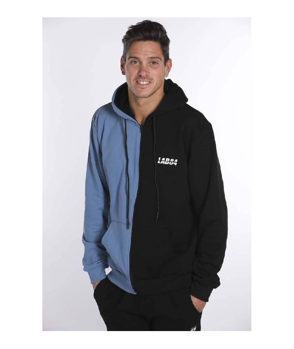 Lab84 FELPA C/CAPPUCCIO E ZIP