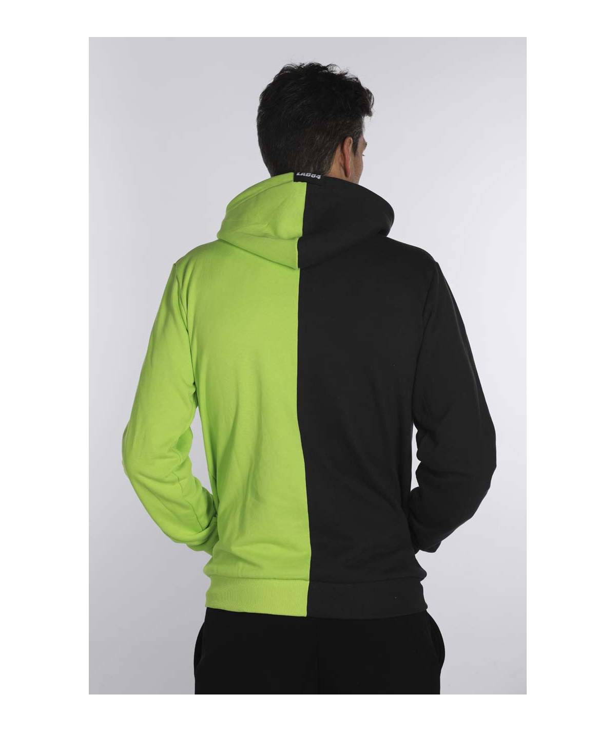 Lab84 FELPA C/CAPPUCCIO E ZIP