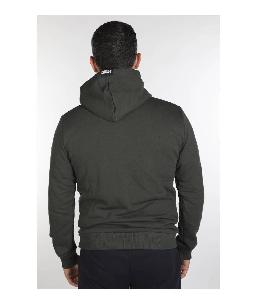 Lab84 FELPA CAPP.+MARSUPIO SPALLA T