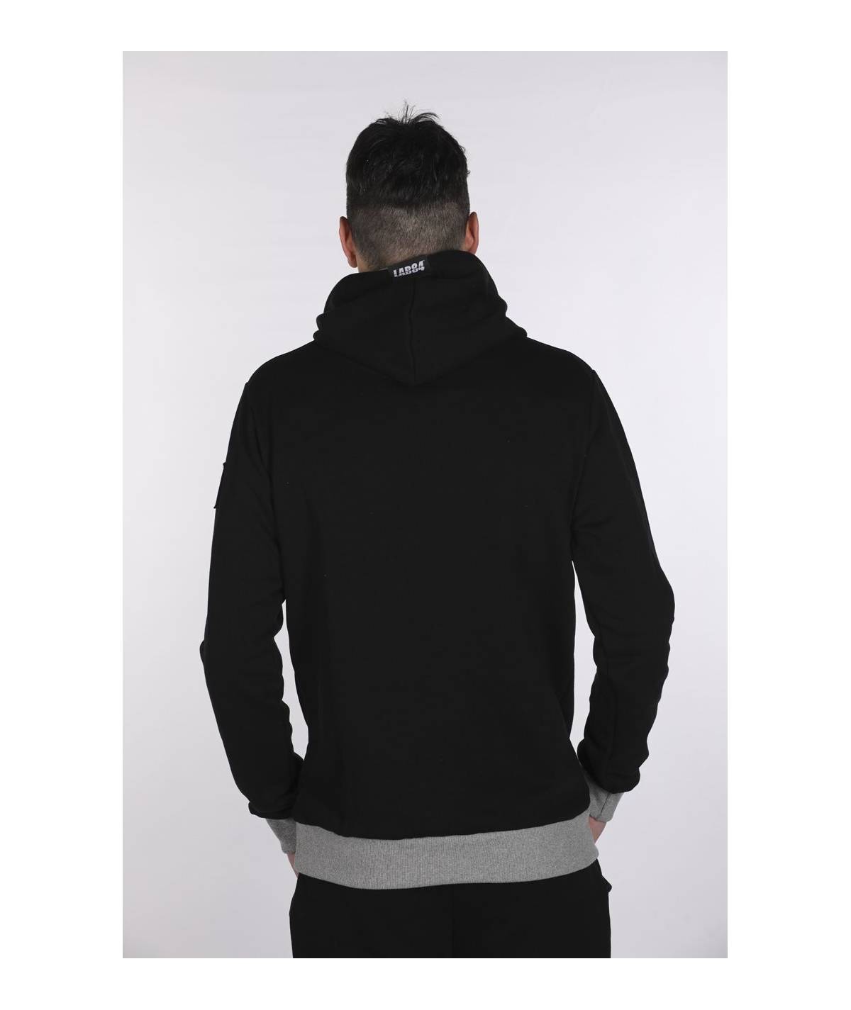 Lab84 FELPA CAPPUCCIO BICOLOR