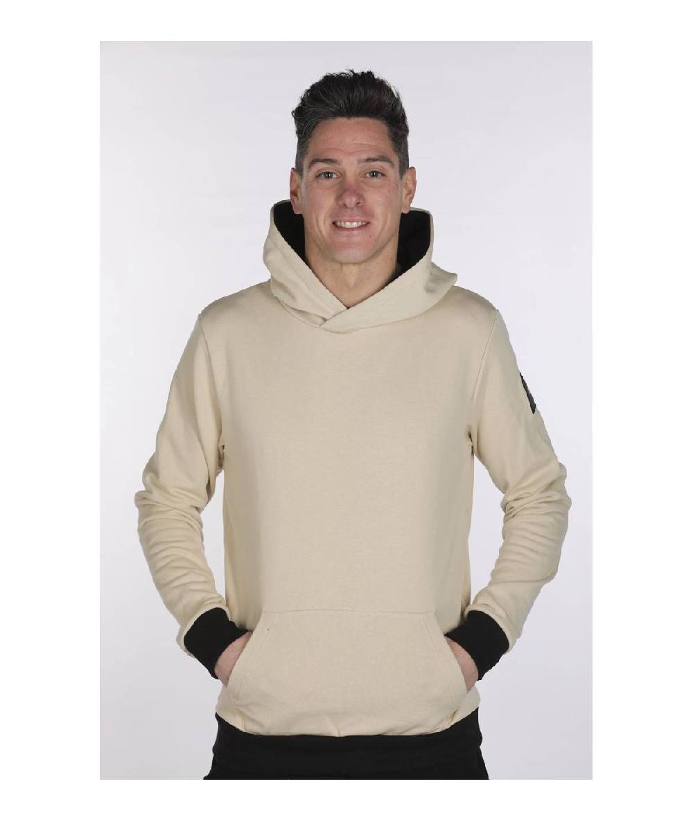 Lab84 FELPA CAPPUCCIO BICOLOR