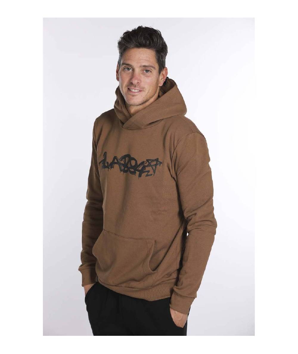 Lab84 FELPA CAPPUCCIO MARSUPIO PAINT