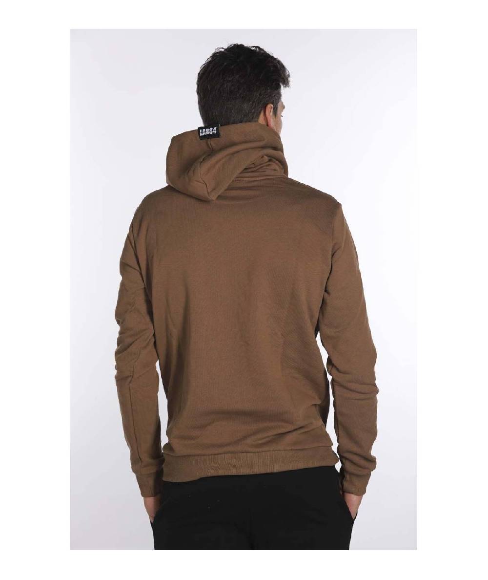 Lab84 FELPA CAPPUCCIO MARSUPIO PAINT