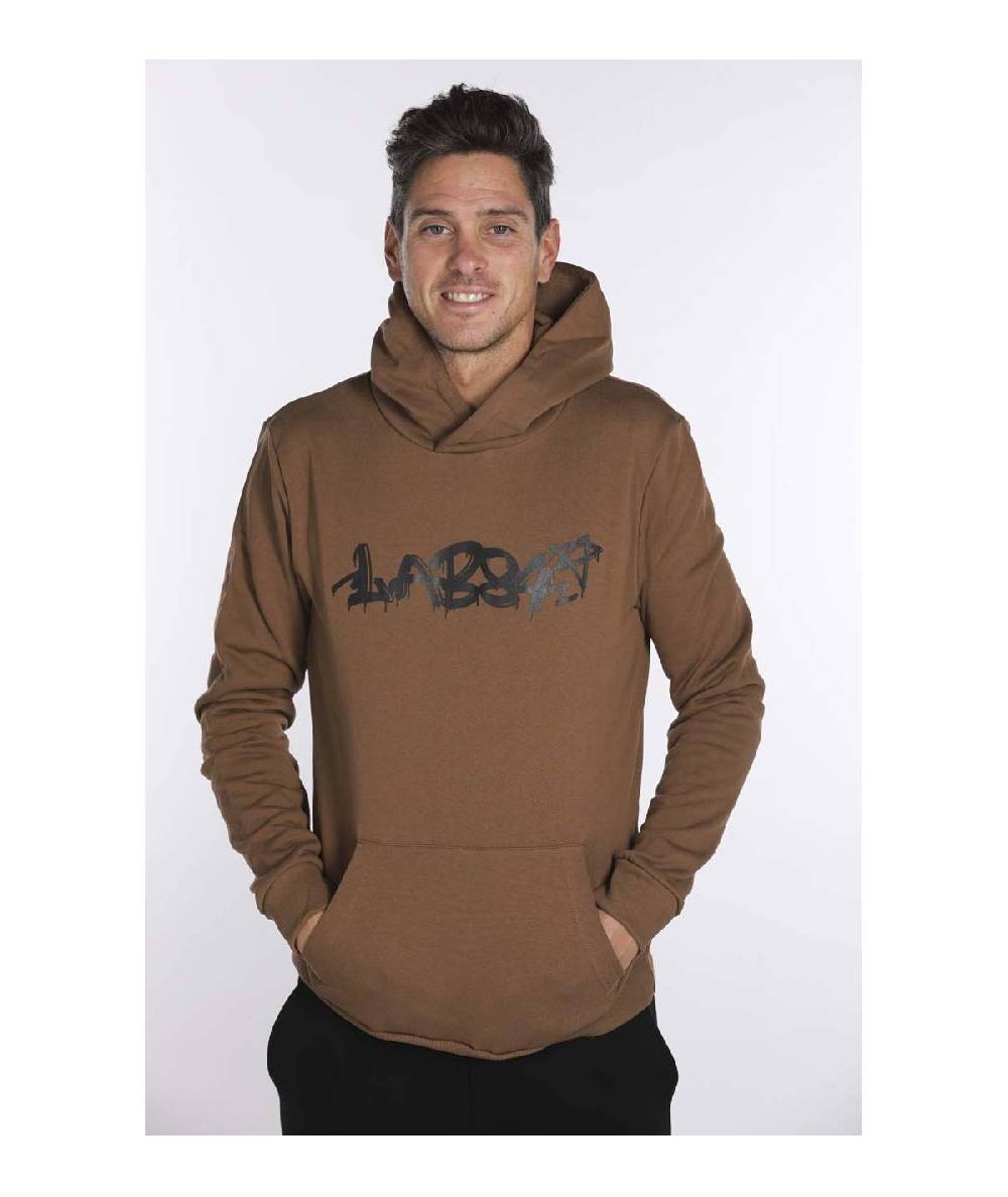 Lab84 FELPA CAPPUCCIO MARSUPIO PAINT