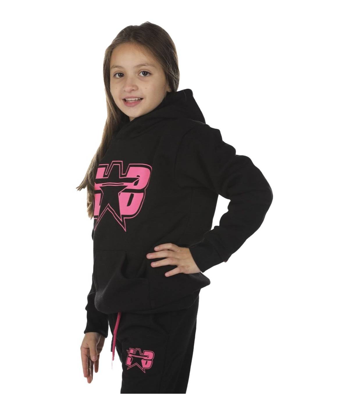 Lab84 FELPA CAPPUCCIO MARSUPIO STAMPATA