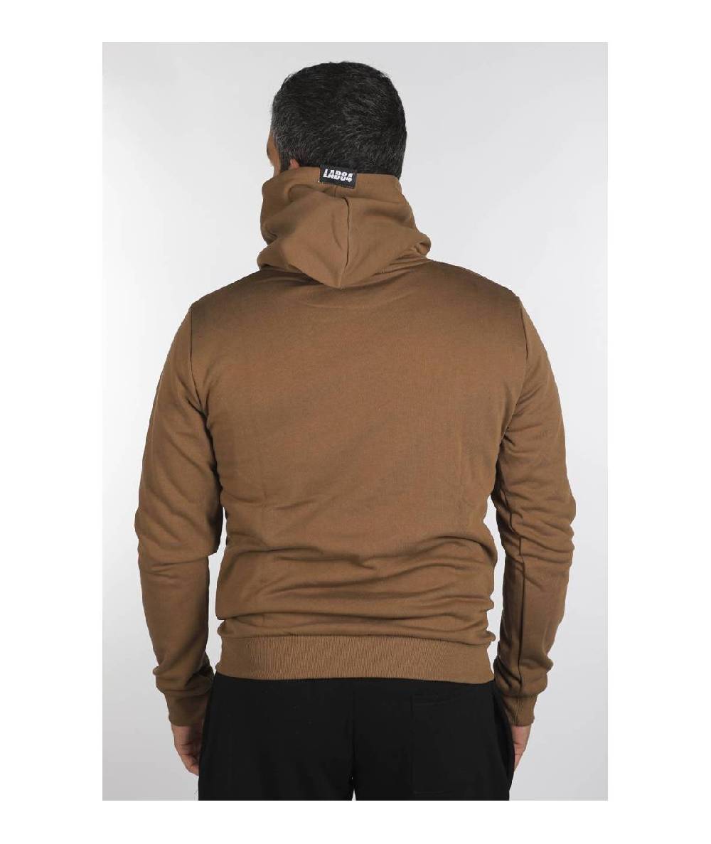 Lab84 FELPA CAPPUCCIO MARSUPIO STAR