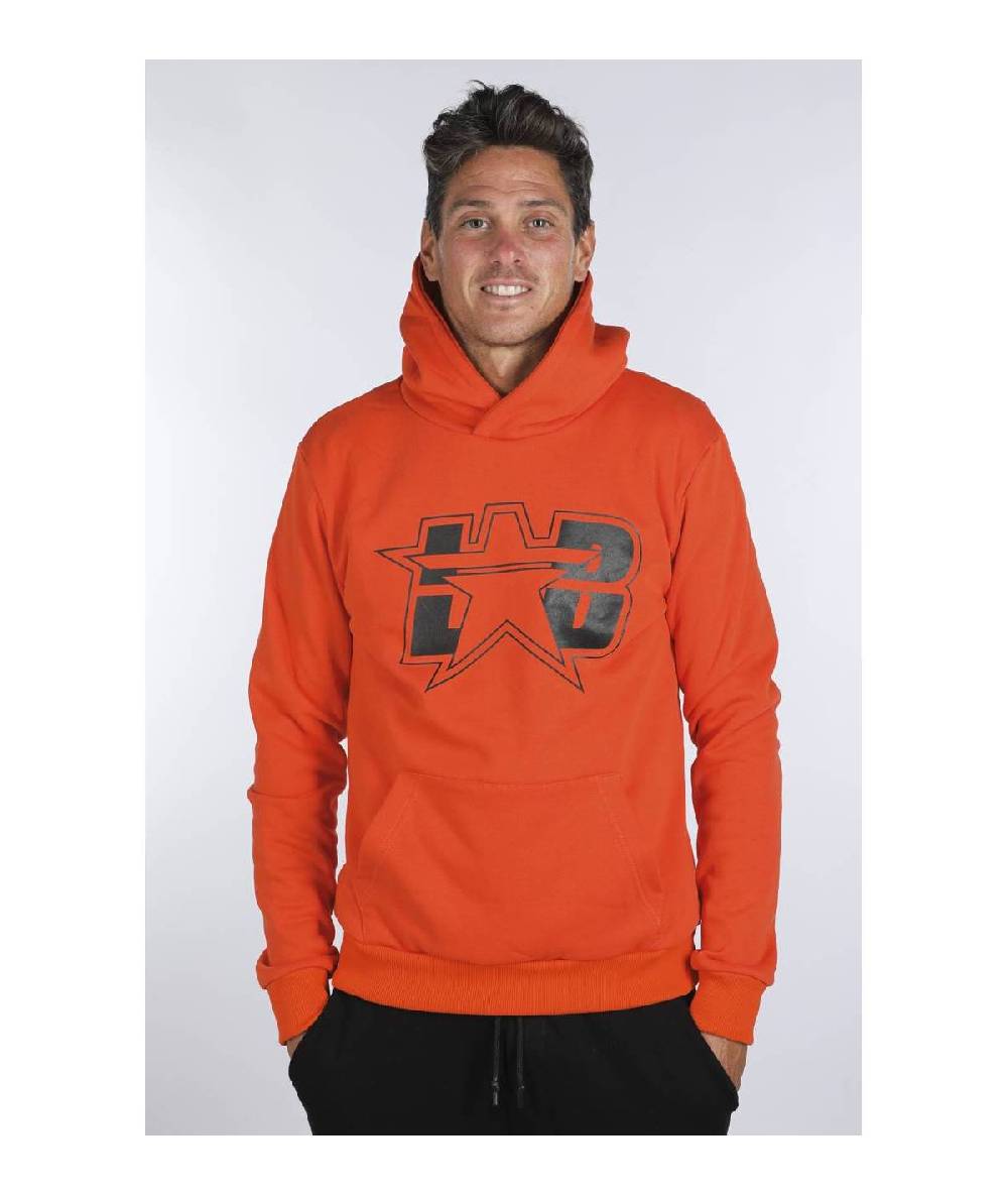 Lab84 FELPA CAPPUCCIO MARSUPIO STAR