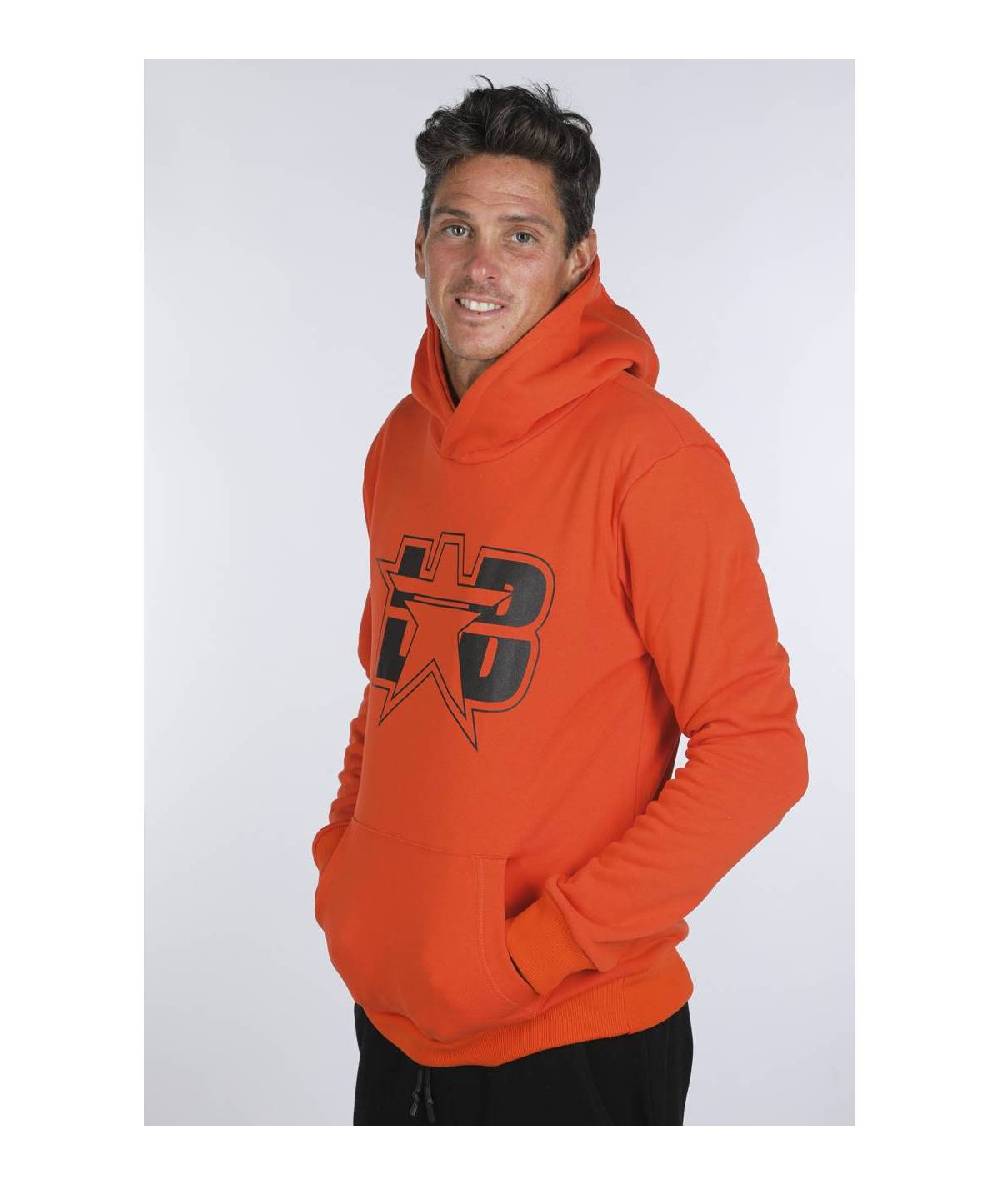 Lab84 FELPA CAPPUCCIO MARSUPIO STAR