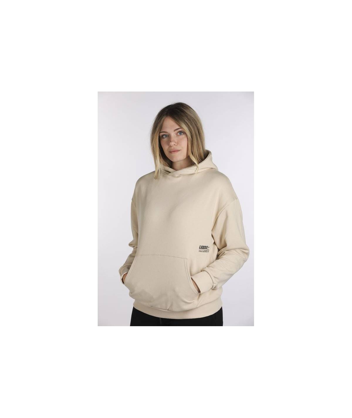 Lab84 FELPA CAPPUCCIO OVER