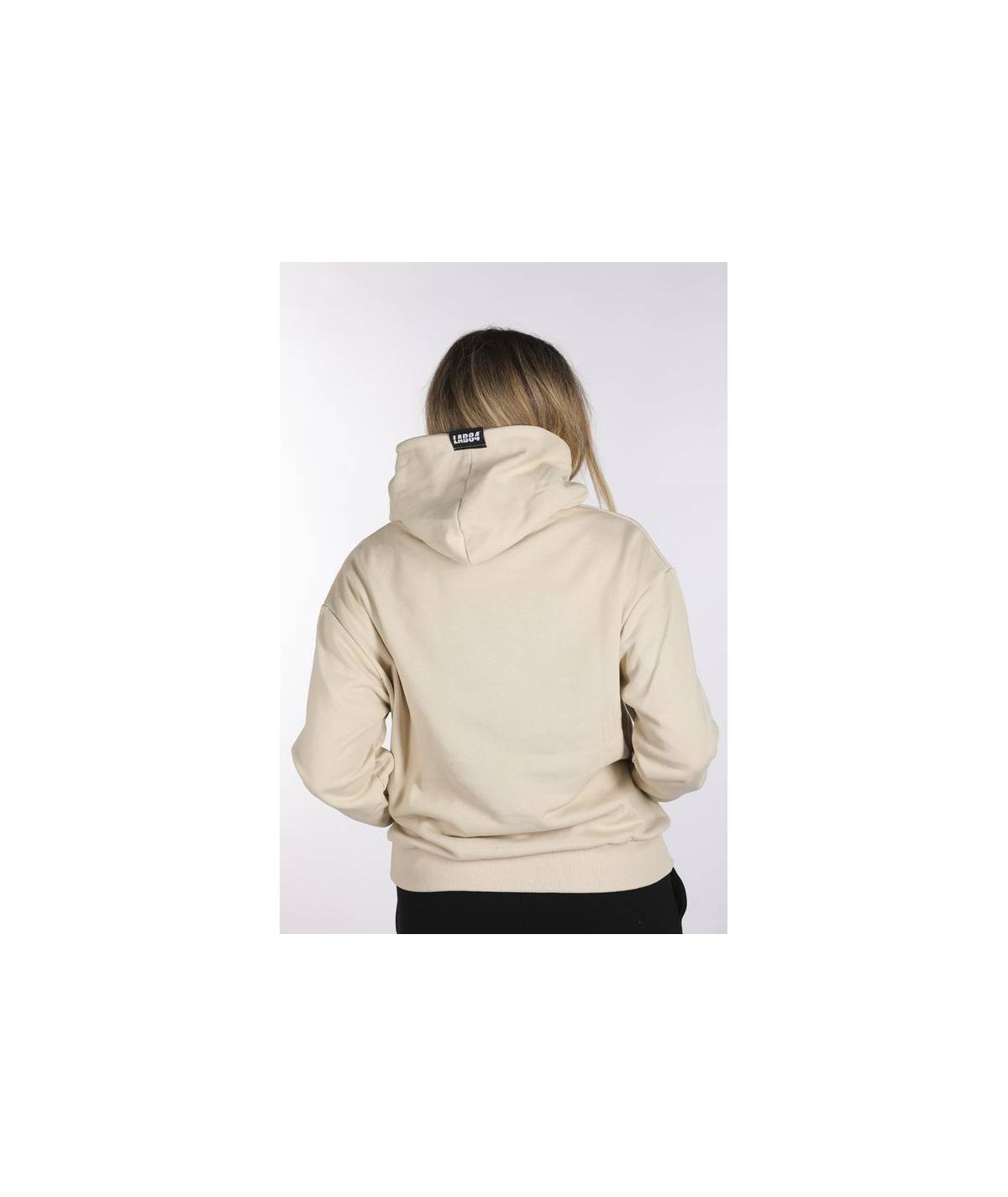 Lab84 FELPA CAPPUCCIO OVER