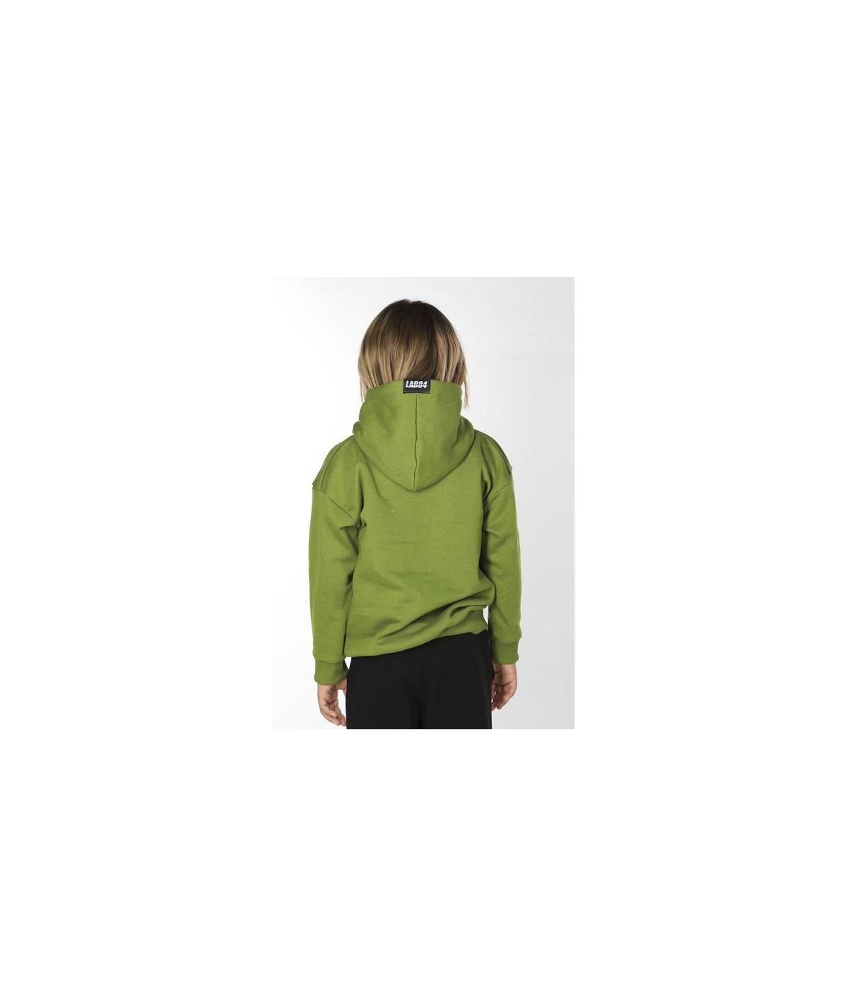 Lab84 FELPA CAPPUCCIO OVER