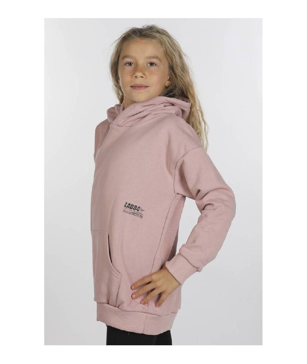 Lab84 FELPA CAPPUCCIO OVER