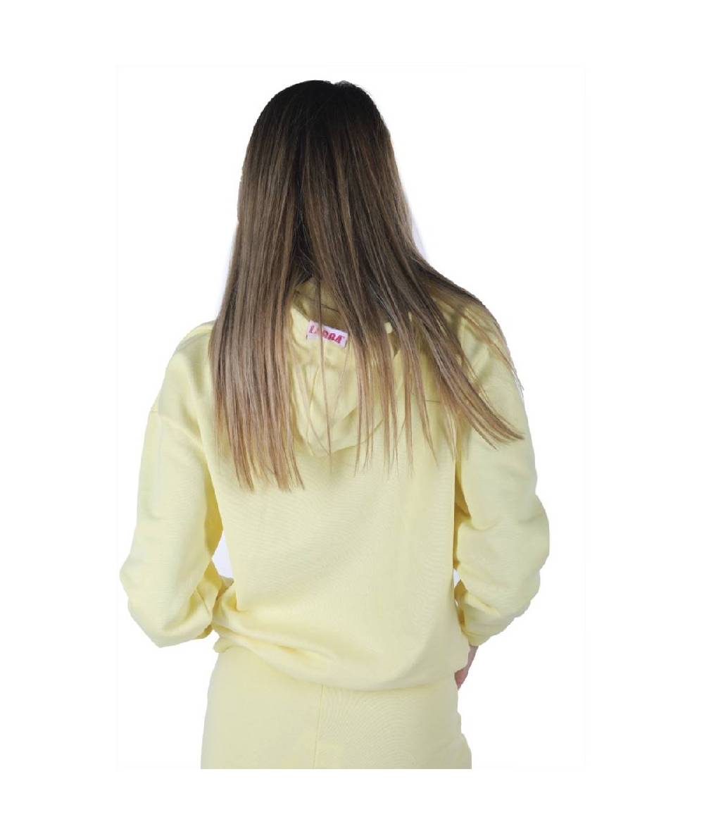 Lab84 FELPA CAPPUCCIO OVER