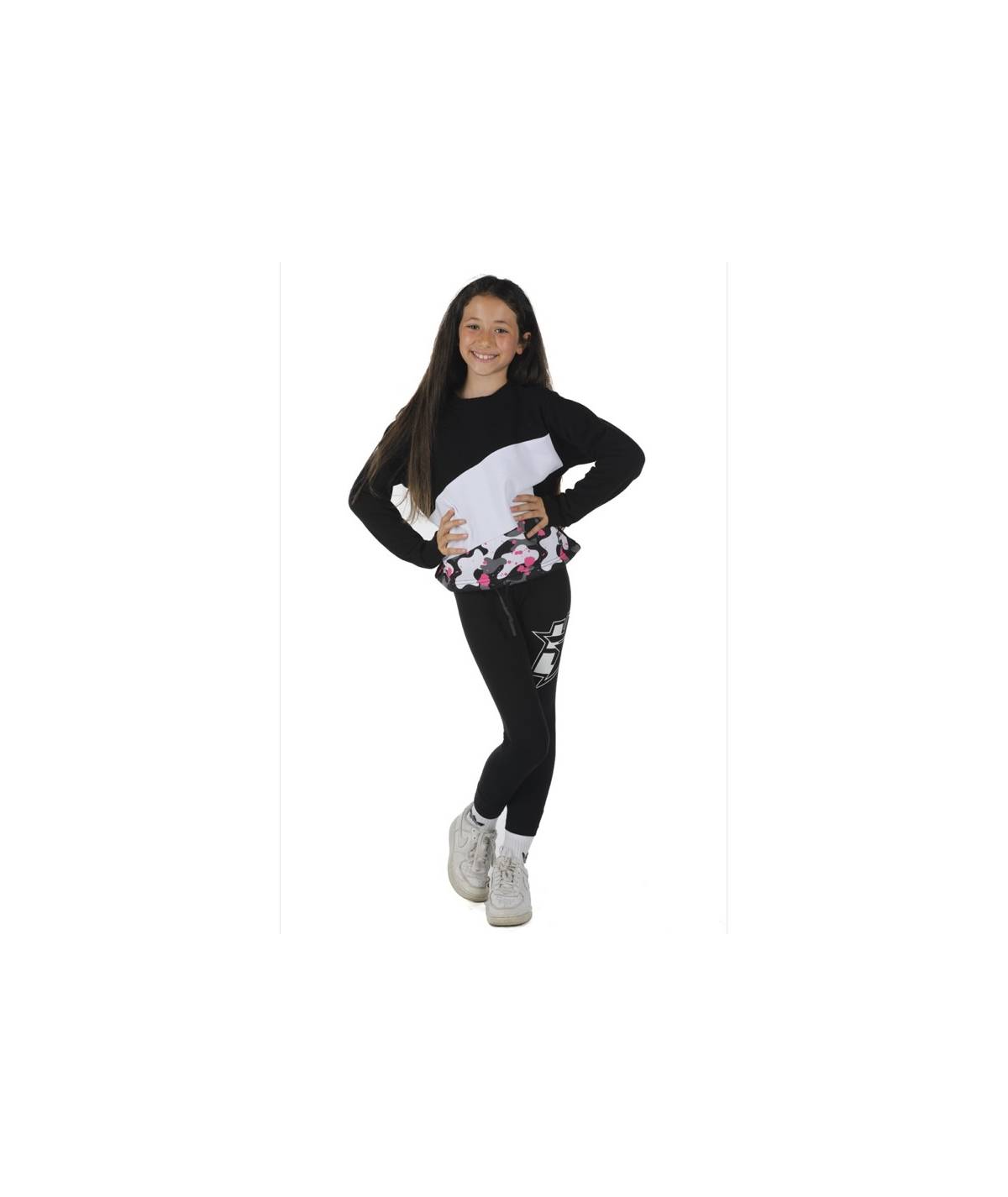 Lab84 FELPA CROP TOP + COULISSE