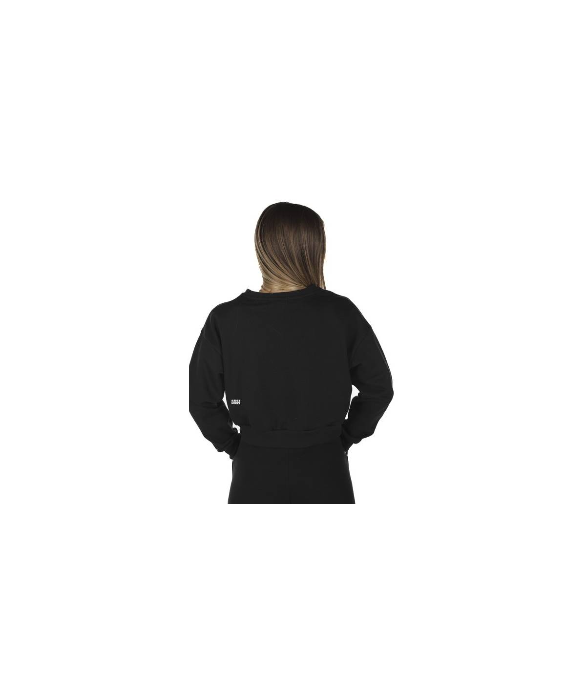 Lab84 FELPA CROP TOP GIROCOLLO