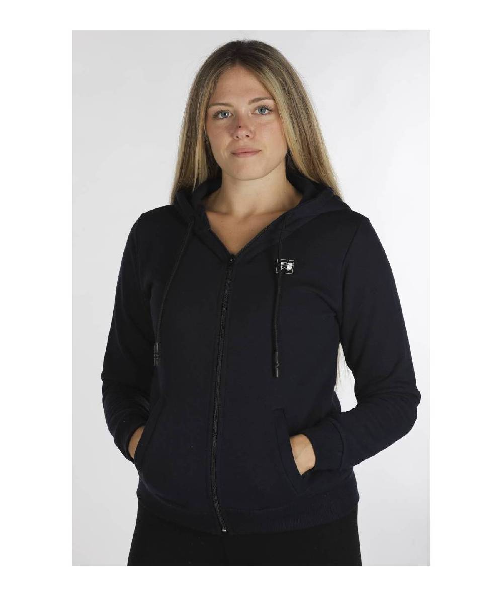 Lab84 FELPA FULL ZIP C/CAPP.+MARSUPIO