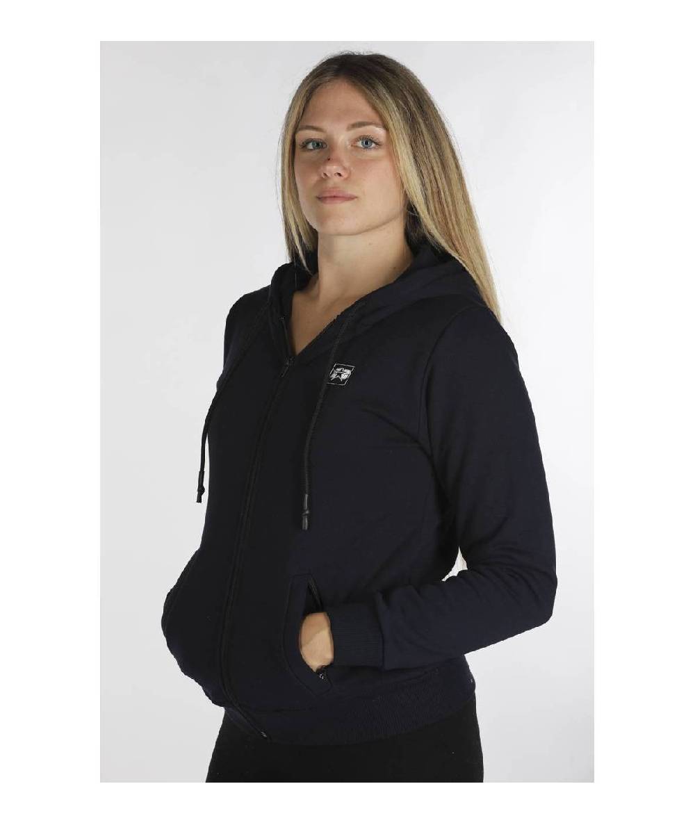 Lab84 FELPA FULL ZIP C/CAPP.+MARSUPIO