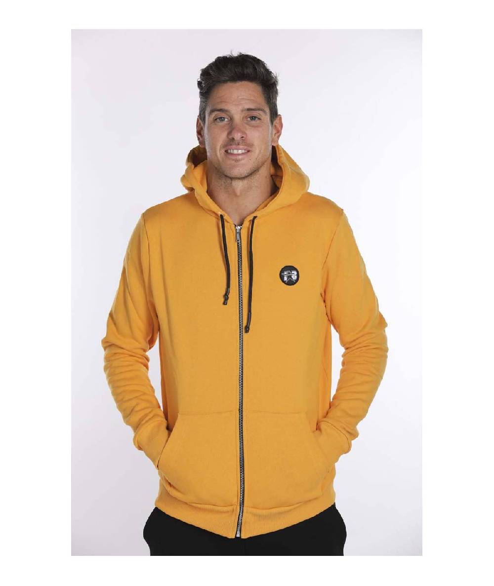 Lab84 FELPA FULL ZIP C/CAPP.+MARSUPIO