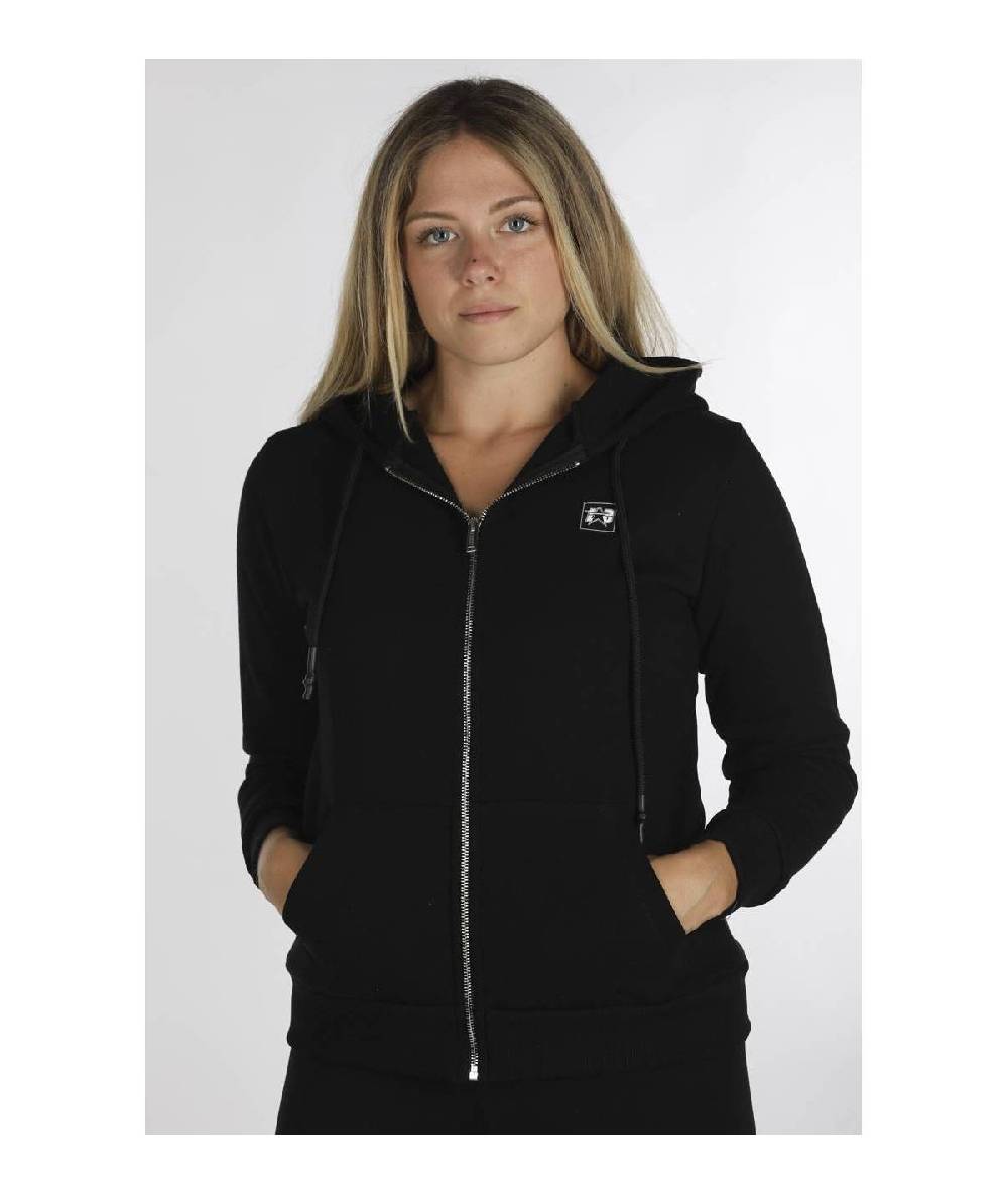 Lab84 FELPA FULL ZIP CAPP.+TASCA FILO+CERNIERA