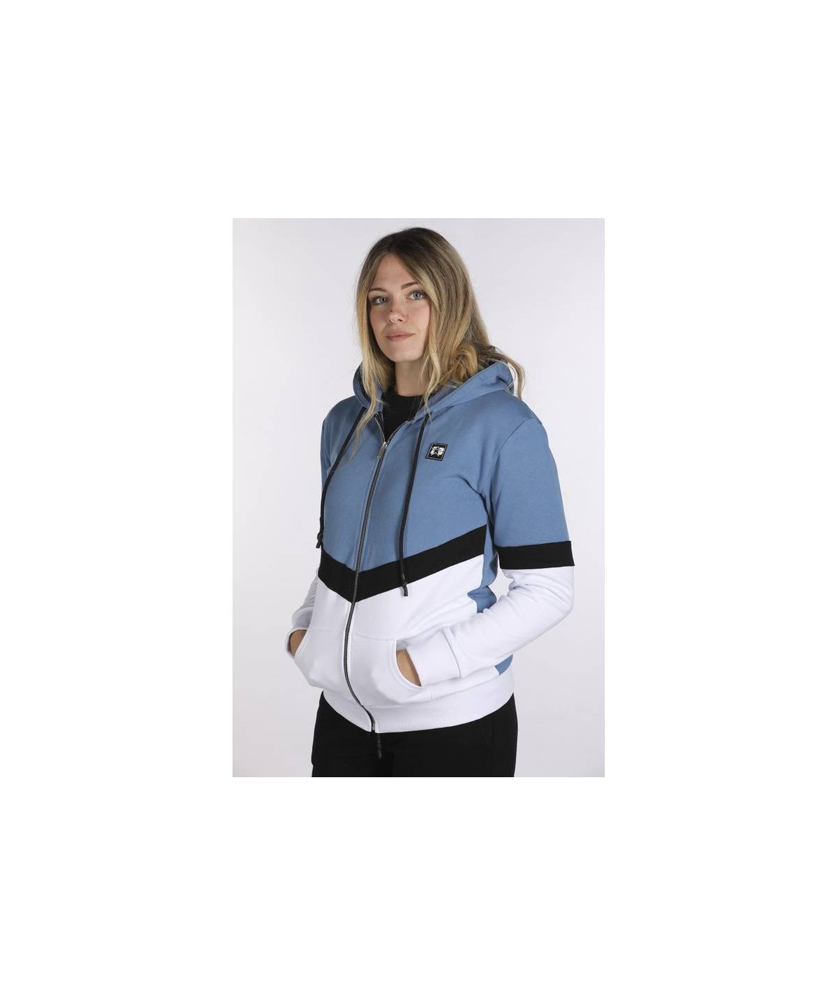 Lab84 FELPA FULL ZIP + CAPPUCCIO