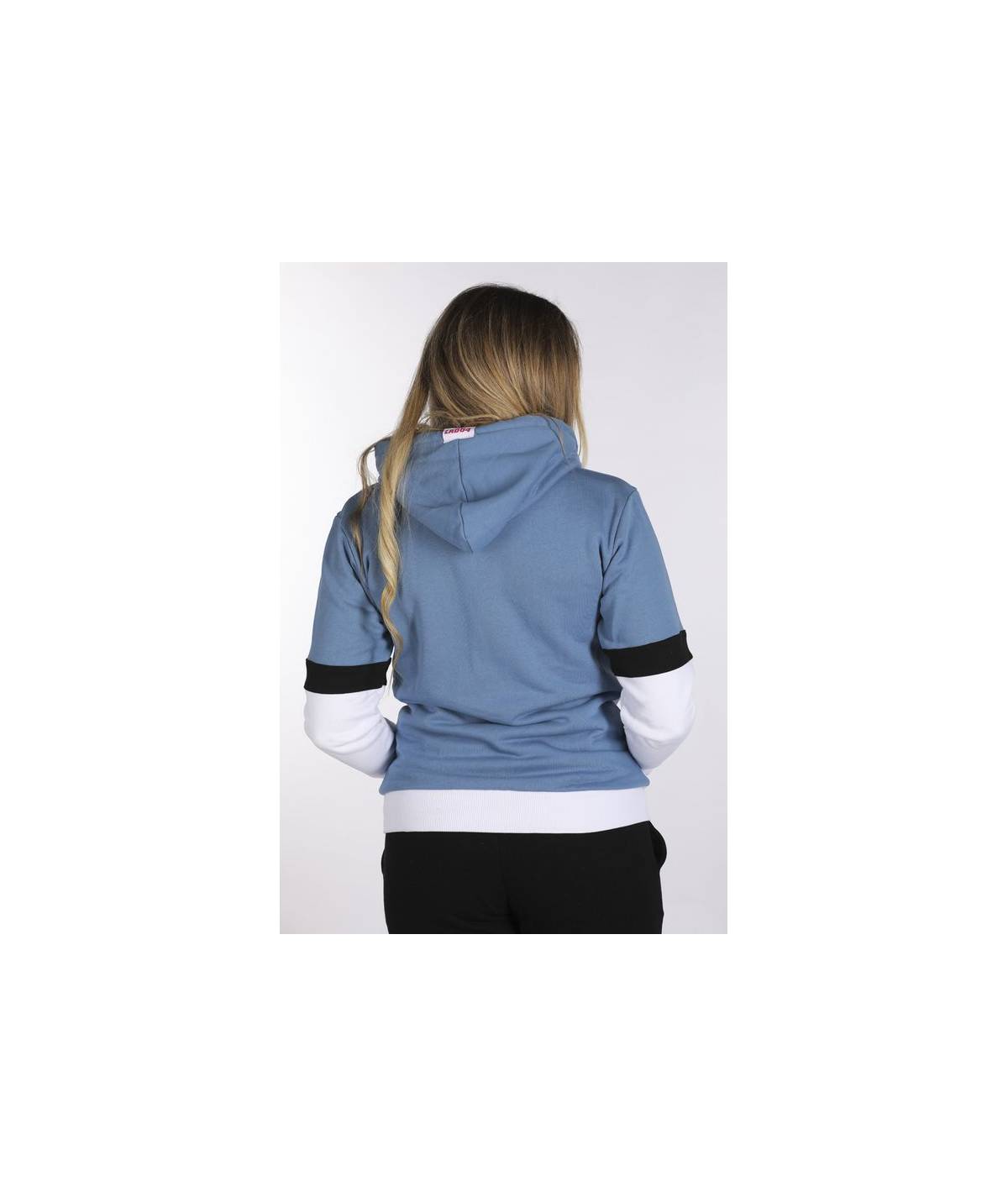 Lab84 FELPA FULL ZIP + CAPPUCCIO