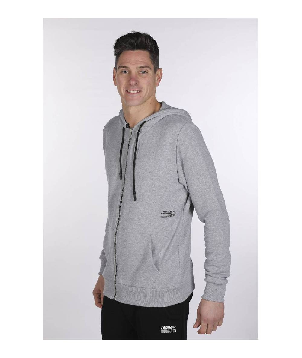 Lab84 FELPA FULL ZIP+CAPPUCCIO