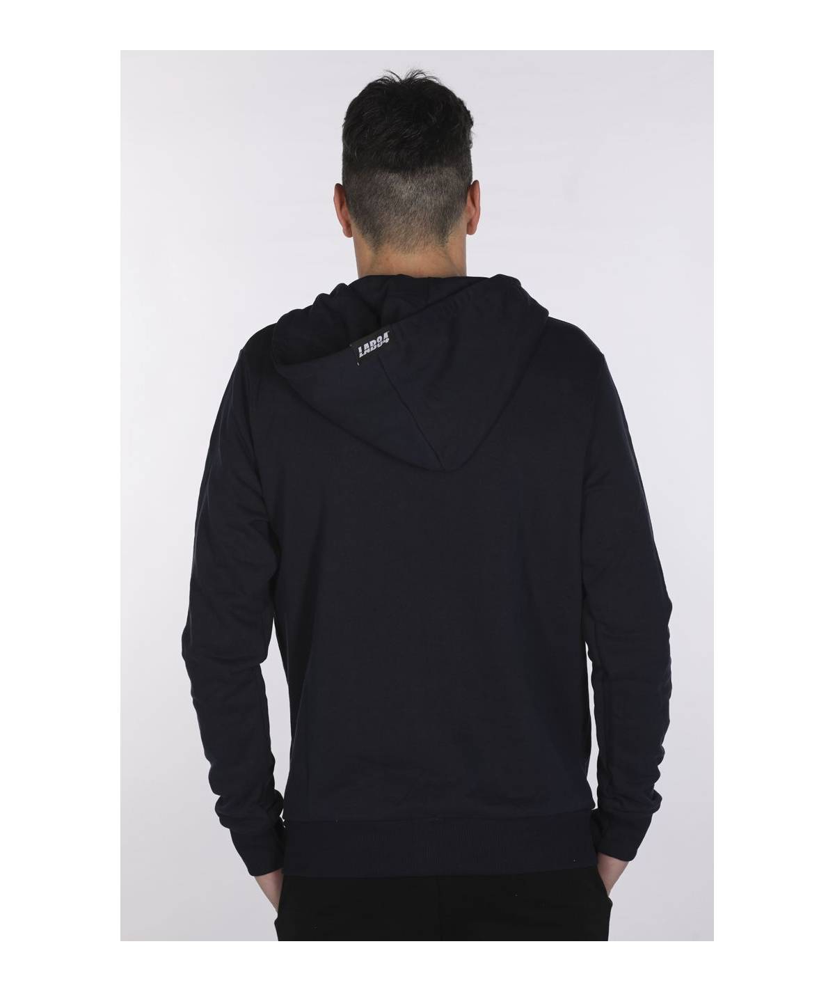 Lab84 FELPA FULL ZIP+CAPPUCCIO