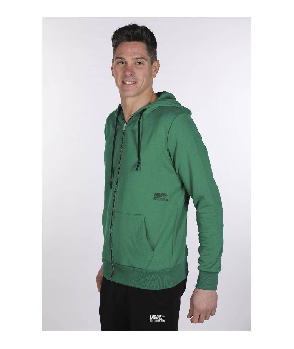 Lab84 FELPA FULL ZIP+CAPPUCCIO
