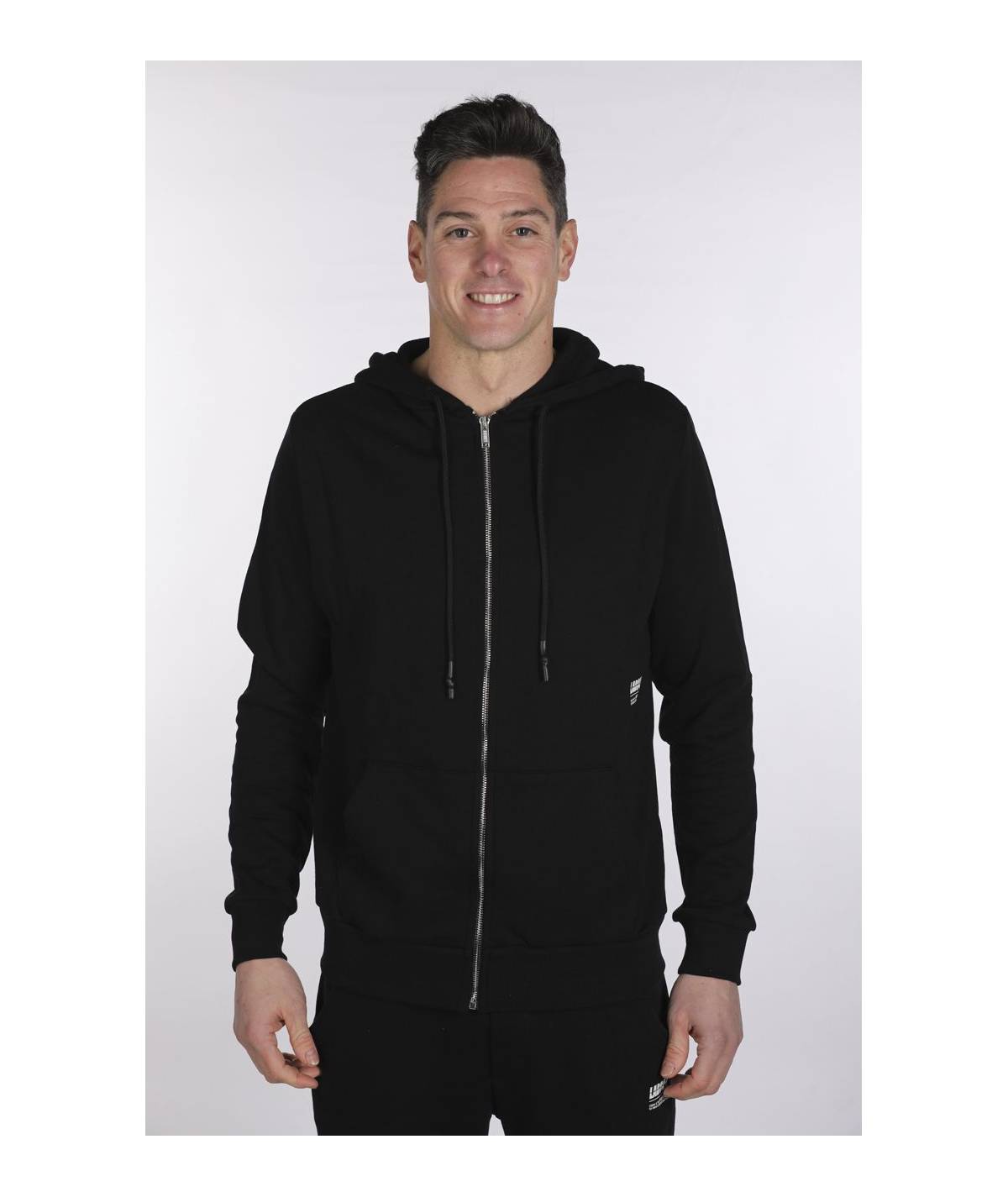 Lab84 FELPA FULL ZIP+CAPPUCCIO