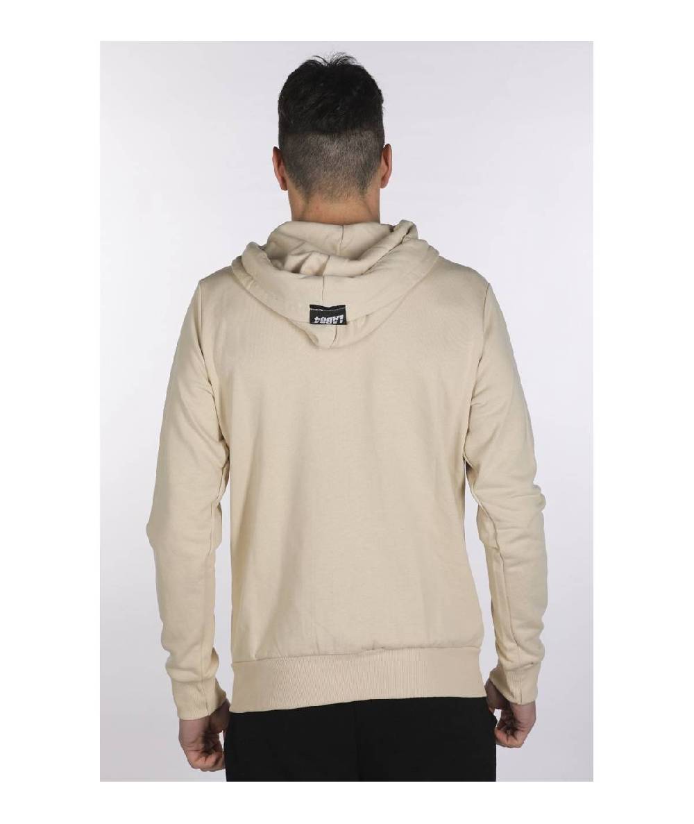 Lab84 FELPA FULL ZIP+CAPPUCCIO