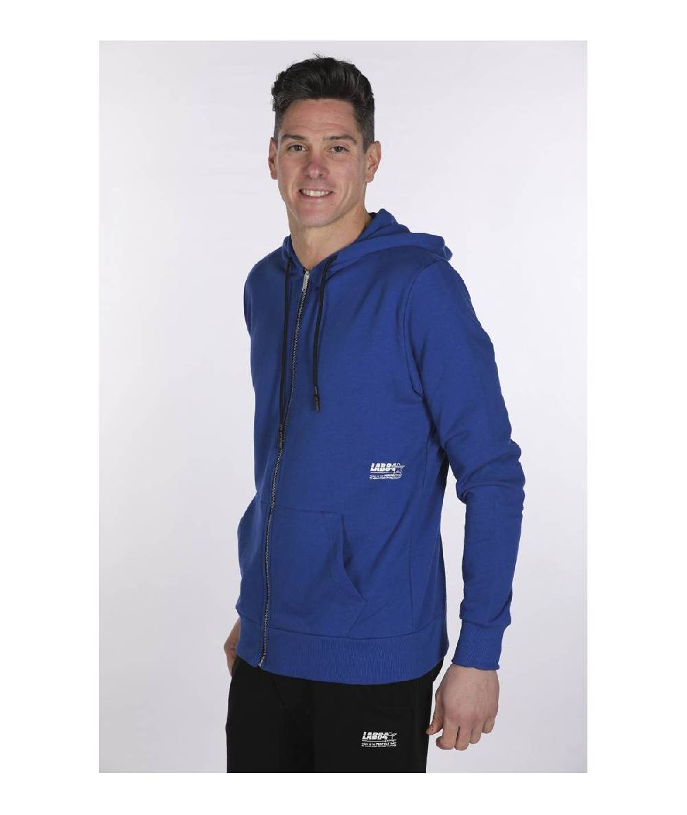 Lab84 FELPA FULL ZIP+CAPPUCCIO