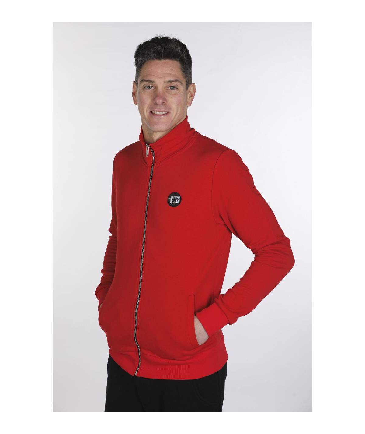 Lab84 FELPA FULL ZIP COLLO DRITTO