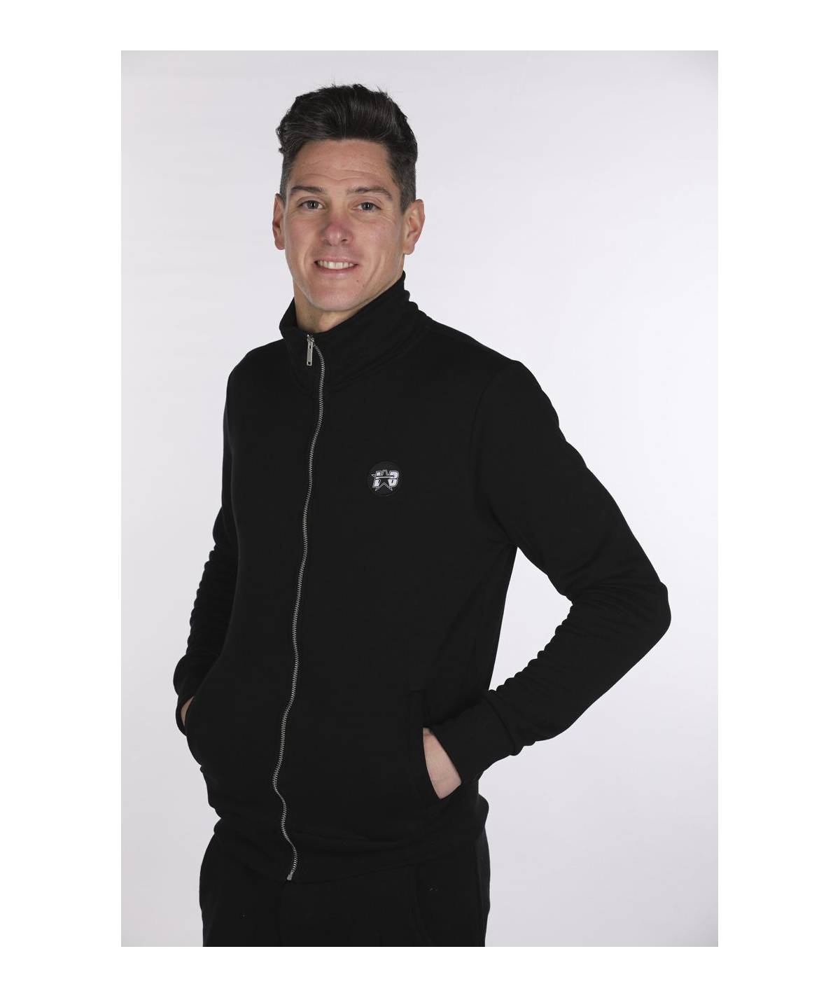 Lab84 FELPA FULL ZIP COLLO DRITTO