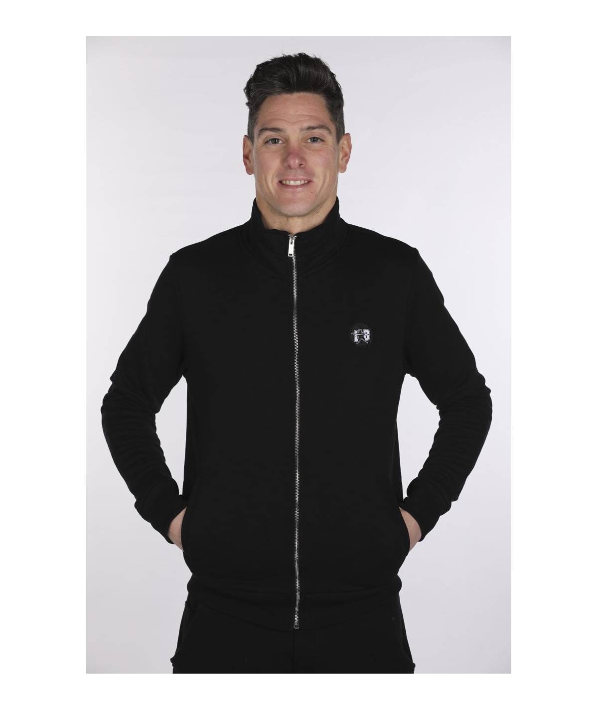 Lab84 FELPA FULL ZIP COLLO DRITTO
