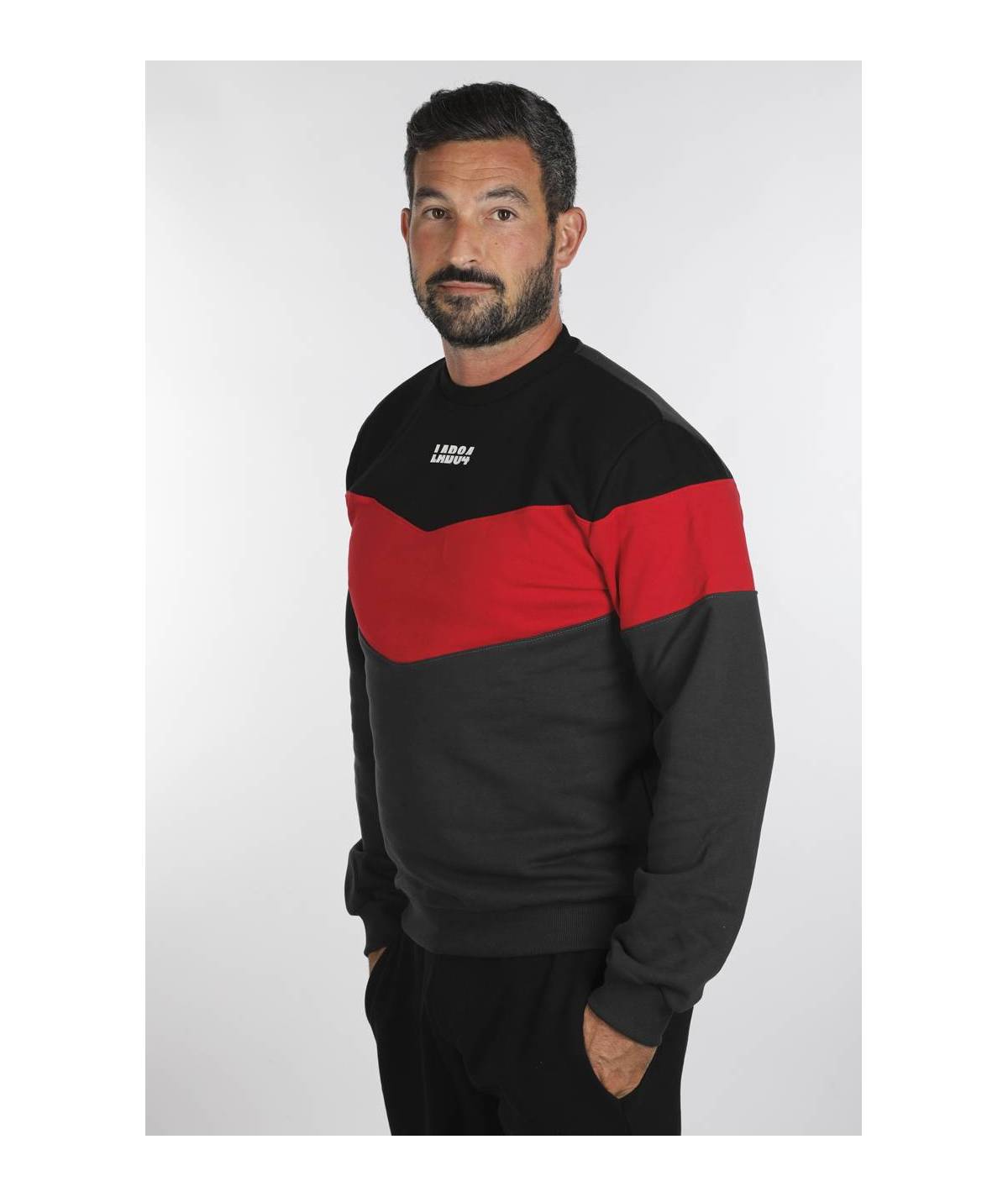 Lab84 FELPA GIROCOLLO 3 COLORI