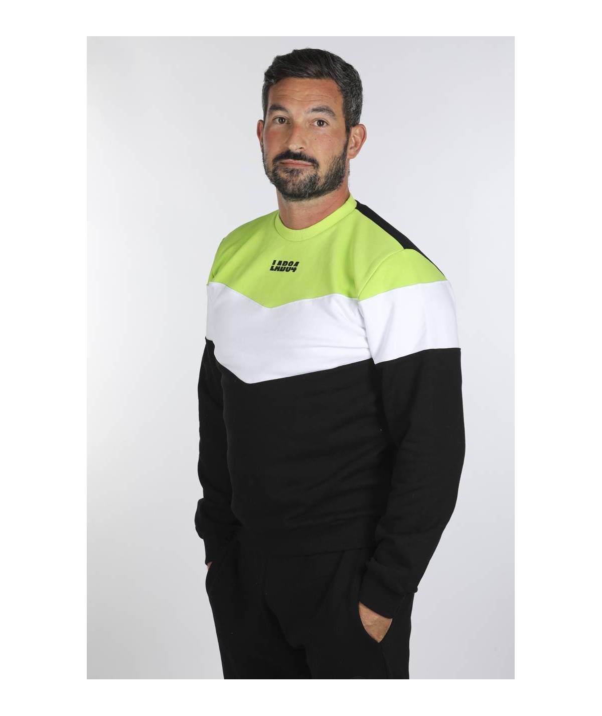 Lab84 FELPA GIROCOLLO 3 COLORI