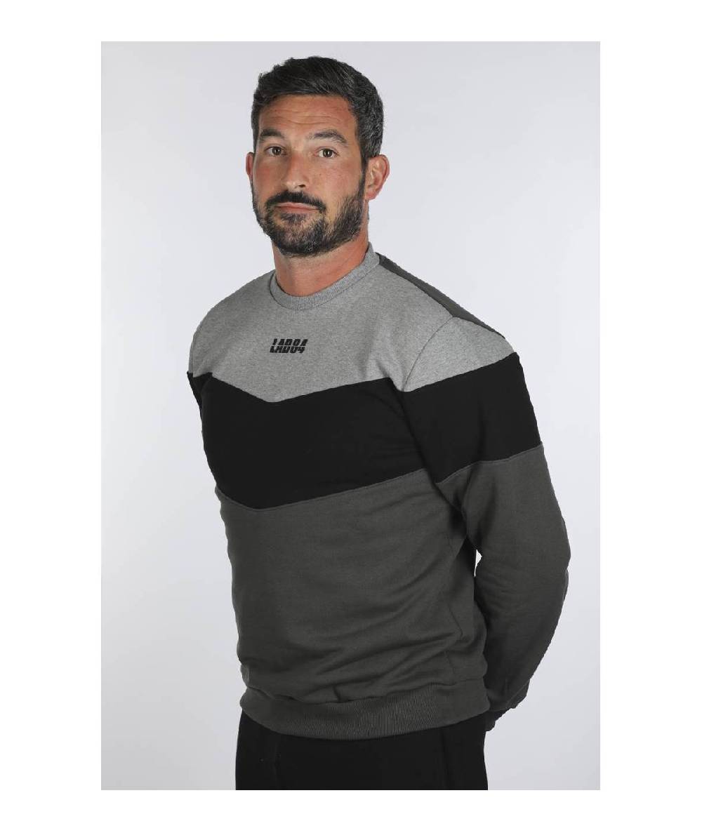 Lab84 FELPA GIROCOLLO 3 COLORI