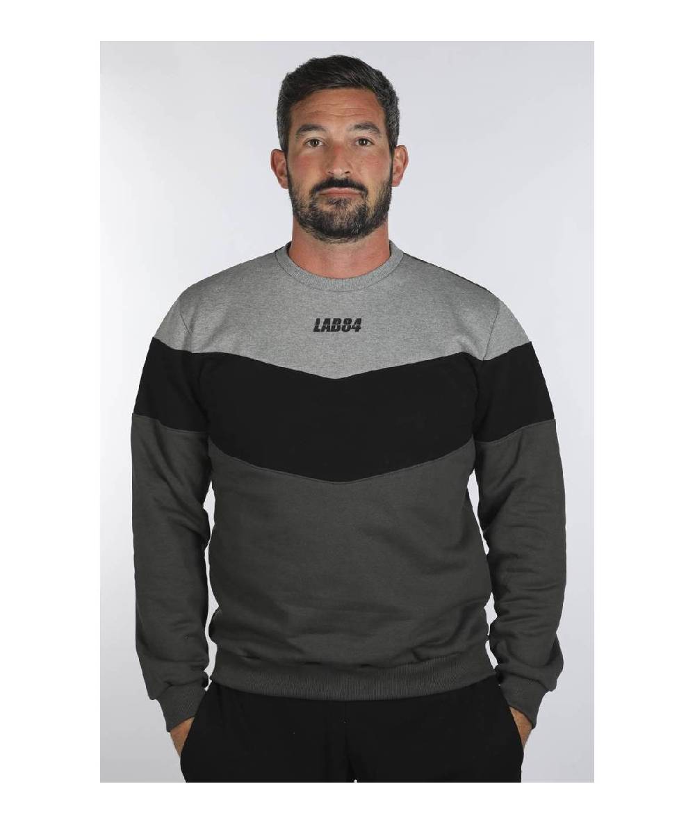 Lab84 FELPA GIROCOLLO 3 COLORI